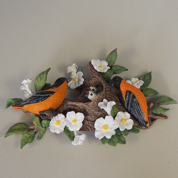 The Bradford Exchange Overjoyed Orioles from Spring Awakenings Wall Decor A0160 - Picture 1 of 12